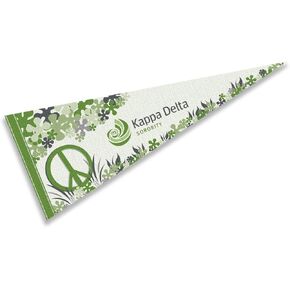 Kappa Delta Greek Pennant Banner Flag