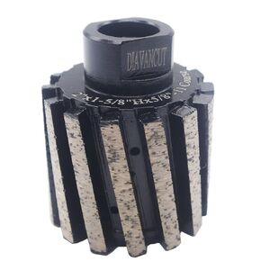 3 Inch Diamond Drum Wheel Resin Filled Zero Tolerance Diamond Grinding Drum Wheel for Granite Sink Edge Removal with 5/8"-11 Arbor