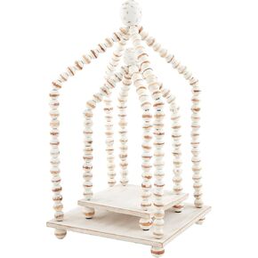 Mud Pie Nested Beaded Lanterns, Brown