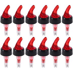 Measure Liquor Pourer, 1Pc Plastic Measured Liquor Pourer 1 OZ Auto Measuring Shot Chamber Pourer Pour Spout Stopper for Liquor Wine