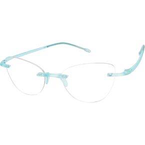 Scojo New York Gels Cat Blue Light Reading Glasses, Handmade Scratch Resistant Readers for Women and Men