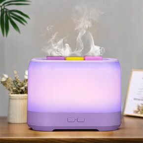 Heating Timer Aroma Night Light, Melting Wax Warmer, Reusable Silicone Tray Color Adjustable LED Light Night Light Aroma Candle Melting Wax Burner for Home, Office, Bedroom