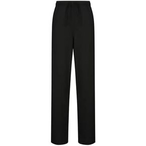 WODIN Scrubs Medical Uniform Unisex Women and Men Pants(Black,Large)