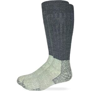 Carolina Ultimate Big Bertha Merino Wool Heavyweight Boot Socks 1 Pair Pack, Charcoal, X-Large