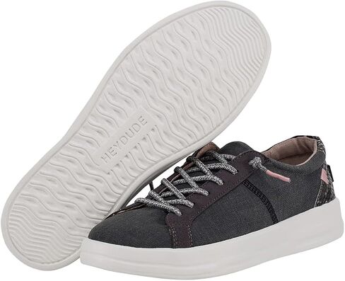 Hey Dude Karina Boho Crochet White Size W5 | Women's Shoes | Women's Slip On Sneakers | Comfortable & Light-Weight in Saudi Arabia