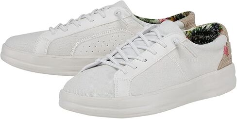 Hey Dude Karina Boho Crochet White Size W5 | Women's Shoes | Women's Slip On Sneakers | Comfortable & Light-Weight in Kuwait