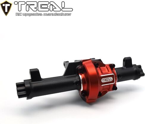 TREAL Aluminum 7075 Rear Axle Housing CNC Billet Machined Upgrades for Redcat GEN9 and Ascent Crawler(Black) in Saudi Arabia