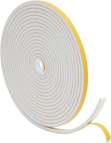 شريط تجريد الطقس ذاتي اللصق باللون الأبيض، بسمك 1/4 × 1/8 بوصة (50 قدمًا، 3 لفات) in Kuwait