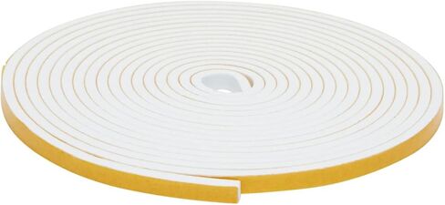 شريط تجريد الطقس ذاتي اللصق باللون الأبيض، بسمك 1/4 × 1/8 بوصة (50 قدمًا، 3 لفات) in Kuwait