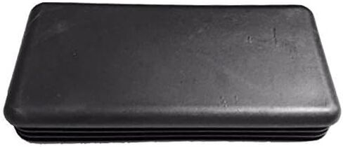 (Pack of 4) 4" x 2" Rectangular Cap Plugs | for 10-14 Ga Steel Tube/Rod (3.73"-3.83" L - 1.73"-1.83" W ID) Fencing Post, Furniture Sliding Guides | Fitness Equipment Finishing Inserts Plug | by SB in Kuwait
