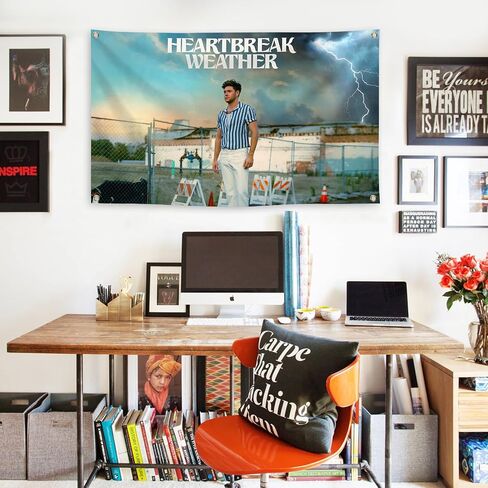 Generic Soft Rock Pop Ballad Niall Music Tapestries 3×5FT Bedroom Studio Bar Wall Musical Club in Saudi Arabia
