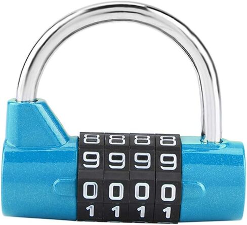 4 Dial Number Combination Padlock, Home Cabinet Travel Box Gym Locker Security Code Lock(Red) in Saudi Arabia