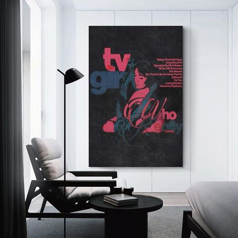 -Tv Girl- Album Cover Poster Canvas Wall Art Room Aesthetics HD Modern Decorative Painting For Teens Bedroom Liveroom Dorm Deco 12x18inch(30x45cm) in Saudi Arabia