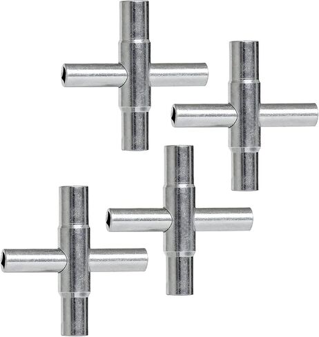 4 Way Sillcock Key Wrench Set, 1/4", 9/32", 5/16", 11/32" Water Utility Key for Faucet, Spigots and Most Valves, 4 Pack in Saudi Arabia