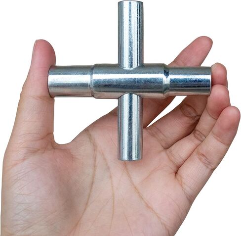 4 Way Sillcock Key Wrench Set, 1/4", 9/32", 5/16", 11/32" Water Utility Key for Faucet, Spigots and Most Valves, 4 Pack in Saudi Arabia