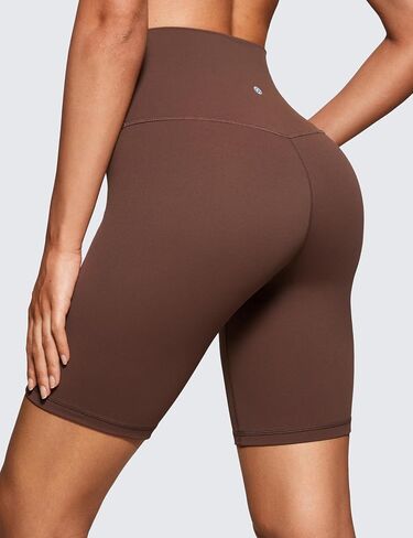 CRZ YOGA Womens Butterluxe Biker Shorts 8 Inches - High Waisted Workout Running Volleyball Spandex Yoga Shorts in Saudi Arabia