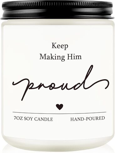 Sympathy Gifts, Keep Making Him Proud Memorial Candle Gifts, Bereavement Gift for Loss of Loved One, Thinking of You, Anniversary of Passing, Remembrance Gift for Loss of Dad, Brother, Husband, Son in Saudi Arabia