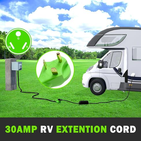 3 Prong Dryer Extension Cord, Gerguirry 15 Feet Extension Cord, 30 Amp NEMA 10-30P to 10-30R Extension Dryer Cord, Use for Dryer Power Extension, 125V/250V 10-AWG Gauge, UL Listed in Saudi Arabia