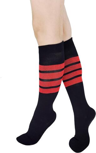 Women's Cushioned Odor Control Knee High Non Slid Gel Grips Yoga Pilate Barre Dance Socks in Saudi Arabia