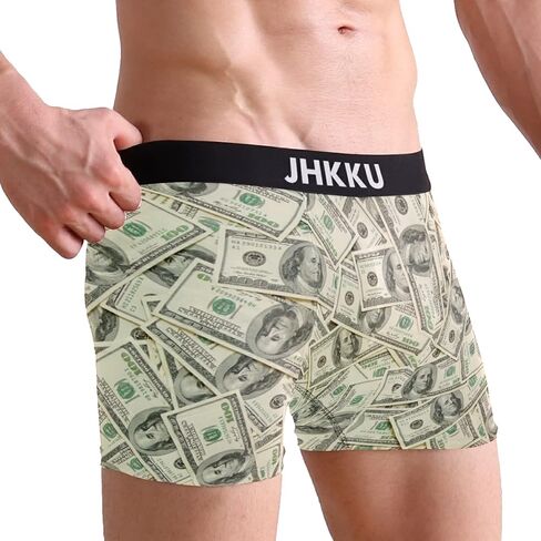 Men's Boxer Briefs Soft Comfort Breathable Stretch Trunk Underwear S-XXL in Saudi Arabia