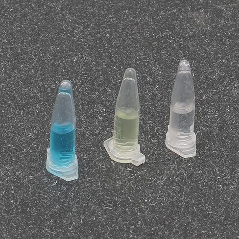 1000Pcs 0.5ml Centrifuge Tubes with Snap Cap, Transparent Plastic Microcentrifuge Lab Test Tubes Sample Storage Containers in Saudi Arabia