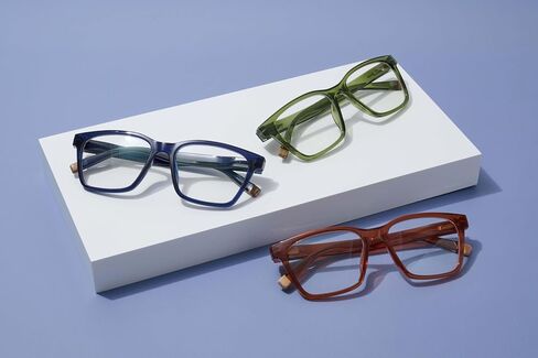 Peepers by PeeperSpecs Women's Fruit Stripe Gum Rectangular Reading Glasses in Kuwait