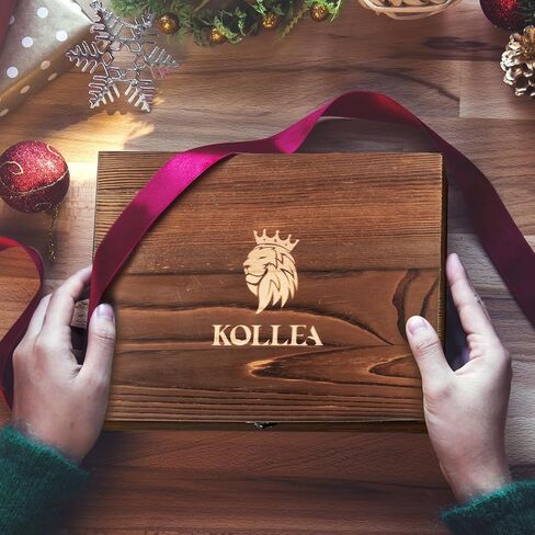 هدايا للرجال الأب، مجموعة نظارات كوليا ويسكي المكونة من 2 وأحجار الويسكي، أفكار هدايا الويسكي للرجال، الأب، الرجل، الزوج، عيد الميلاد، التقاعد، صندوق خشبي لعيد الميلاد وأحجار الويسكي والكوستر in Kuwait