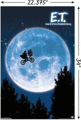 Trends International E.T. The Extra-Terrestrial Wall Poster, 22.375" x 34", Unframed Version in Saudi Arabia