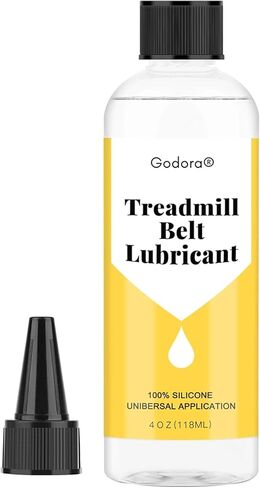 Premium 100% Silicone Treadmill Lubricant/Treadmill Lube, 4 Ounces Silicone Oil for Treadmill Belt Lubrication, Easy to Apply Treadmill Belt Lubricant Oil, Suitable for for Most Treadmill Brands in Kuwait