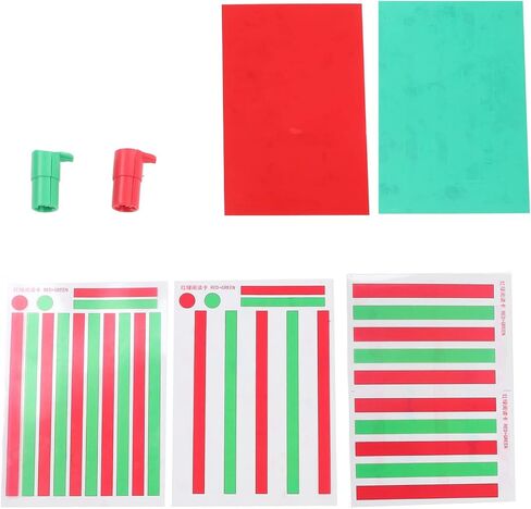 Red Green Vision Reading Aid - Red Green Transparent Plastic Film Sheet Myopia Amblyopia Reading Unit for Induce Visual Perception in Saudi Arabia