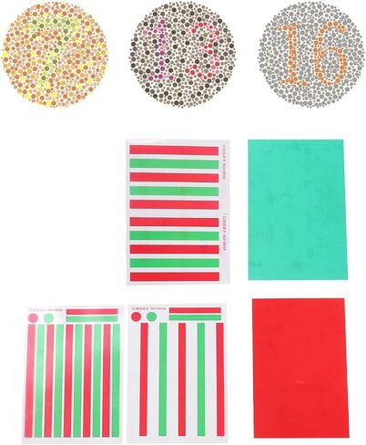 Red Green Vision Reading Aid - Red Green Transparent Plastic Film Sheet Myopia Amblyopia Reading Unit for Induce Visual Perception in Saudi Arabia