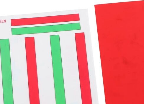 Red Green Vision Reading Aid - Red Green Transparent Plastic Film Sheet Myopia Amblyopia Reading Unit for Induce Visual Perception in Saudi Arabia