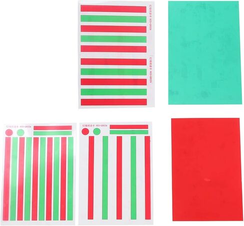 Red Green Vision Reading Aid - Red Green Transparent Plastic Film Sheet Myopia Amblyopia Reading Unit for Induce Visual Perception in Saudi Arabia