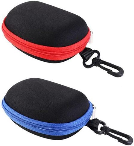 Kopida 2 Pcs Folding Reading Glasses Case for Men Women, Portable Mini Pocket Wallet with Zipper for Older in Saudi Arabia