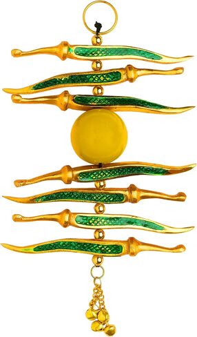 نيمبو أحمر ميرشي باب معدني معلق على الحائط بالليمون الأخضر والفلفل الحار - إزالة السلبية للديكور مقاس -9 بوصة تقريبًا in Saudi Arabia