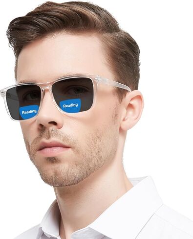 Bifocal Sunglasses for Men UV Protection Sun Bifocal Reading Glasses for Driving, Fishing, Outdoor in Saudi Arabia