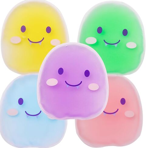 Gel Ice Packs, Kids Ice Packs, Hot Cold Kids Ice Pack, Cold Pack, Cold Therapy and Pain Relief for Minor Cuts, Pain Relief for Kids Injuries, Reusable Gel Ice Packs, Child Injury (5 Pcs) in Saudi Arabia