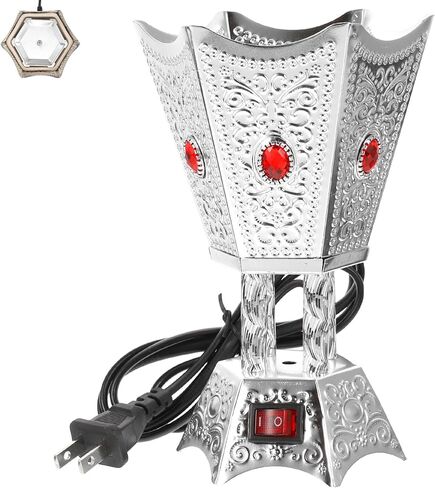 Electric Incense Burner, Metal Bakhoor Burner Middle Eastern Style Electric Censer Tabletop Incense Burner for Yoga Home Office Spa Decor Copper in Saudi Arabia