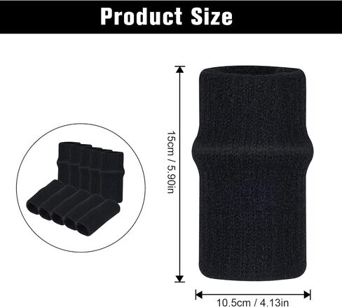 Yolev 10PcsFinger Splint Trigger Finger Splint Protectors Thumb Breathable Elastic Finger tape, Compression pressure Protector For Reliving Pain in Saudi Arabia