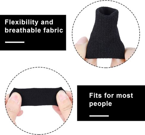 Yolev 10PcsFinger Splint Trigger Finger Splint Protectors Thumb Breathable Elastic Finger tape, Compression pressure Protector For Reliving Pain in Saudi Arabia