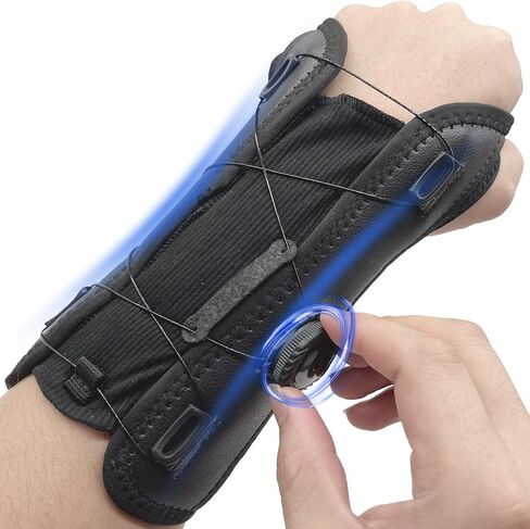 Wrist Brace for Carpal Tunnel, Adjustable Night Wrist Support Brace, Fits Left & Right Hand, Hand Support for Men and Women for Arthritis, Tendonitis, Sprain, Injuries, Wrist Pain in Saudi Arabia