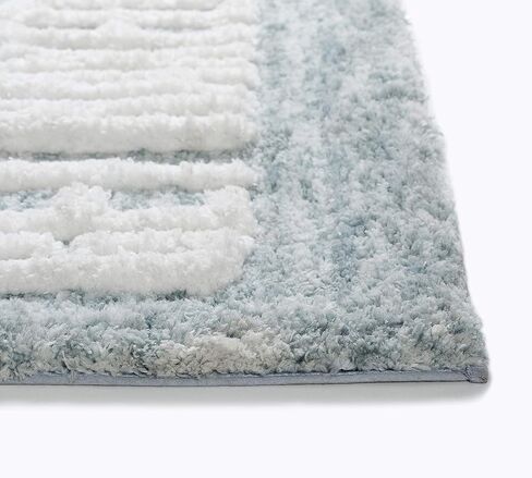 VCNY Home - Bath Mat, Cotton Bath Rug with Nonskid Back, Modern Home Decor (Get Naked Teal, 24" x 60") in Saudi Arabia
