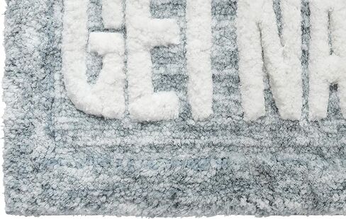 VCNY Home - Bath Mat, Cotton Bath Rug with Nonskid Back, Modern Home Decor (Get Naked Teal, 24" x 60") in Saudi Arabia