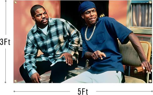 HuuUd Retro Fun Film and Television Program Friday Poster Tapestry 3×5 Feet Hanging Wall Tapestry Is Suitable For Indoor and Outdoor Home Decoration Such As Dormitories Living Rooms Etc in Saudi Arabia