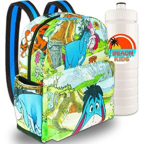 Eeyore Backpack Set - Bundle of 12" Winnie the Pooh Mini Backpack with Front Pocket and Water Bottle | Disney Backpack Fashion Purse Shoulder Bag in Saudi Arabia