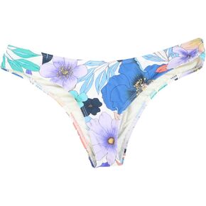 Womens Swim Abbie Floral Matira Cheeky Bikini Bottom, Multi Colored, M