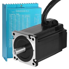 Nema 34 مجموعة محرك متدرج بحلقة مغلقة 8.5Nm/1203.7oz.in Nema34 Stepper Motors 118MM مع 0-8.2A 18-80VAC أو 24-110VDC محرك بحلقة مغلقة BHA860 للطابعة ثلاثية الأبعاد باستخدام الحاسب الآلي آلة نحت