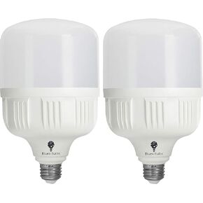 لمبات bluex لمبة الذرة 30W 5000K 2 حزمة لمبة BlueX 250W - لمبة 300W مكافئة، 30W LED لمبة ضوء الذرة أبيض بارد 5000K E26 قاعدة 3000 لومن 300 واط لمبة إضاءة