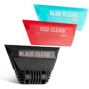 NEWISHTOOL Magnetic Pro Hand Window Tint Squeegee and 2 PCS 5 Inch Rubber Blade with Different Durometer, Window Squeegee Tool for Tint Film Application, Wrap PPF Install and Mirror Glass Cleaning