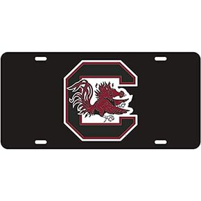 South Carolina Gamecocks Acrylic License Plate Officially Licensed in Kuwait